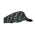 thumbnail image 1 of Kdxio Dinosaur In The Space Print Sun Visor Hat Golf Visor Adjustable Velcro Outdoor Sports Cap for Men Women, 1 of 6