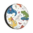 thumbnail image 1 of Kdxio Dinosaur Listening to Music for Tire Cover Wheel Protectors Tyre Covers Weatherproof Wheel Covers Universal Fit for Trailer Rv SUV Truck Camper Travel Trailers 16 inch, 1 of 8