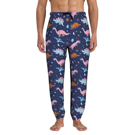 Kdxio Dinosaur Pattern Joggers,Sweatpants for Men with Pockets-Small