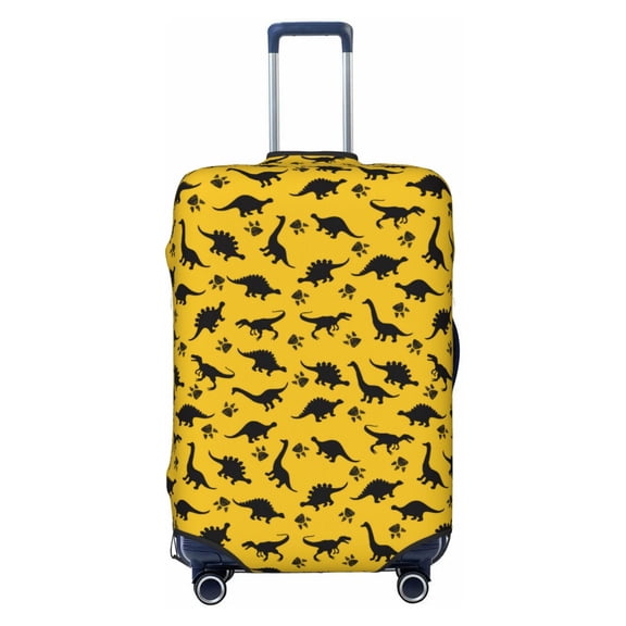 Kdxio Dinosaur Pattern Luggage Cover for Travel,Elastic and Durable,Fits 18-32 Inch,-No luggage included