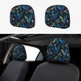 thumbnail image 1 of Kdxio Dinosaur Pattern Print 2 Piece Car Head Rest Covers Set Auto Front/Rear Seats Headrest Cover Universal Fit Most Cars,Sedan, SUV, 1 of 9