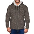 thumbnail image 1 of Kdxio Dinosaur Print Men Hoodies Casual Hoodies for Men with Zip Pockets Full Zip Long Sleeve Sweatshirt Sports Hooded Jacket-3X-Large, 1 of 5