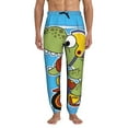 thumbnail image 1 of Kdxio Dinosaur Riding a Motorcycle Pattern Joggers,Sweatpants for Men with Pockets-XX-Large, 1 of 5