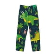 thumbnail image 1 of Kdxio Dinosaurs and Flowers Print Men's Sleep Pajama Pant Lounge Pants with Pockets, 1 of 8