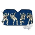 thumbnail image 1 of Kdxio Disco party Astronaut Dancing Print Windshield Sun Shade,UV Rays and Sun Heat Protection,Sunshade for Car Windshield,Car Shade Front Windshield -, 1 of 6