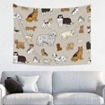 thumbnail image 1 of Kdxio Dog Animal Wall Hanging Tapestries Banner For Bedroom College Dorm Home Living Room Party Decor 29X37 In, 1 of 8