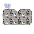 thumbnail image 1 of Kdxio Dog Print Front Windshield Sun Shade,Folding Auto Sunshade for Car Truck SUV-Medium, 1 of 1