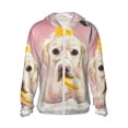 thumbnail image 1 of Kdxio Dog Sitting In Bathtub With Duck On Head Print Women Men Sun Protection UPF 50+ Jackets Zip Up Long Sleeve Hoodie Hiking Lightweight with Pockets, 1 of 5