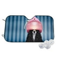thumbnail image 1 of Kdxio Dog in Hairdresser Print Windshield Sun Shade,UV Rays and Sun Heat Protection,Sunshade for Car Windshield,Car Shade Front Windshield -, 1 of 6