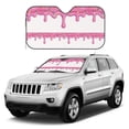 thumbnail image 1 of Kdxio Donut Print Windshield Sun Shade, Foldable Sun Blocker for Car,Truck,SUV Automotive Interior Sun Protection,Reflective Shade for Front Windshield(Medium), 1 of 7