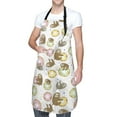thumbnail image 1 of Kdxio Donut Sloth Apron with Pockets Adjustable Kitchen Aprons for Men Women Waterproof Aprons for Cooking,Drawing,Crafting, Baking Household Cleaning, 1 of 8