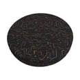 thumbnail image 1 of Kdxio Doodle Dinosaur Print Stool Covers Round,Stretch Round Bar Stool Covers Washable Bar Stool Cushion Slipcover for 12-15 Inch Chair, 1 of 7