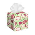 thumbnail image 1 of Kdxio Dragon Fruit 1 Print Tissue Box Cover,Square Decorative PU Leather Facial Paper Case Organizer Holder Dispenser for Bathroom,Night Stands,Desk,Car 5.2''X5.2''X5.2'', 1 of 6