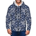 thumbnail image 1 of Kdxio Dragon Print Men Hoodies Casual Hoodies for Men with Zip Pockets Full Zip Long Sleeve Sweatshirt Sports Hooded Jacket-Small, 1 of 5