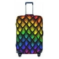 thumbnail image 1 of Kdxio Dragon Scales Pattern Luggage Cover for Travel,Elastic and Durable,Fits 18-32 Inch,Anti-Scratch Suitcase Protector, 1 of 9