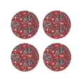 thumbnail image 1 of Kdxio Dragons2 Funny Coasters,4 Pcs Leather Coasters,Housewarming Gifts,Protect Furniture From Water Marks Scratch And Damage, 1 of 1