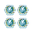 thumbnail image 1 of Kdxio Dreaming Travel Funny Coasters,4 Pcs Leather Coasters,Housewarming Gifts,Protect Furniture From Water Marks Scratch And Damage, 1 of 1