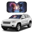 thumbnail image 1 of Kdxio Dreamy Forest Elf Print Windshield Sun Shade, Foldable Sun Blocker for Car,Truck,SUV Automotive Interior Sun Protection,Reflective Shade for Front Windshield(Medium), 1 of 6
