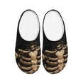 thumbnail image 1 of Kdxio Duck Bones Women's Men's Slippers Plush Slip-On House Slipper for Winter Indoor Soft Cushion Non-slip Fluffy Slides Slippers-8, 1 of 7
