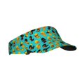 thumbnail image 1 of Kdxio Duck In Black Suit Print Sun Visor Hat Golf Visor Adjustable Velcro Outdoor Sports Cap for Men Women, 1 of 6
