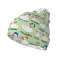 thumbnail image 1 of Kdxio Duck Winter Beanie for Men Women Beanie Knit Hat Cuffed Cap Beanie Knit Chunky Snow Cap, 1 of 6