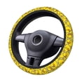 thumbnail image 1 of Kdxio Ducky Cartoon Animal Yellow Print Elastic Stretch Steering Wheel Cover,Auto Steering Wheel Cover,15 Inch Anti-Slip,Warm in Winter and Cool in Summer,Fit Suvs,Vans Cars,Trucks, 1 of 7