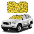 thumbnail image 1 of Kdxio Ducky Cartoon Animal Yellow Print Windshield Sun Shade, Foldable Sun Blocker for Car,Truck,SUV Automotive Interior Sun Protection,Reflective Shade for Front Windshield(Medium), 1 of 7
