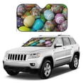 thumbnail image 1 of Kdxio Easter Egg1 Print Windshield Sun Shade, Foldable Sun Blocker for Car,Truck,SUV Automotive Interior Sun Protection,Reflective Shade for Front Windshield(Medium), 1 of 7