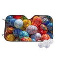 thumbnail image 1 of Kdxio Easter Eggs Print Windshield Sun Shade,UV Rays and Sun Heat Protection,Sunshade for Car Windshield,Car Shade Front Windshield - Small, 1 of 6