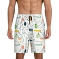 thumbnail image 1 of Kdxio Easter Rabbit Print Mens Sleep Shorts Bottoms Soft Comfy Pajama Wear Pants with Drawstring Pockets, 1 of 7