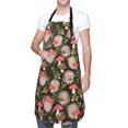 thumbnail image 1 of Kdxio Edgehog and Mushrooms Apron with Pockets Adjustable Kitchen Aprons for Men Women Waterproof Aprons for Cooking,Drawing,Crafting, Baking Household Cleaning, 1 of 8