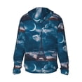 thumbnail image 1 of Kdxio Eiffel Tower at Night Print Women Men Sun Protection UPF 50+ Jackets Zip Up Long Sleeve Hoodie Hiking Lightweight with Pockets, 1 of 7