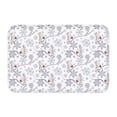 thumbnail image 1 of Kdxio Elegant ice skates snowflakes,16" x 24", Non-Slip Front Door Mats,Outdoor Welcome Mat Washable, 1 of 1