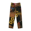thumbnail image 1 of Kdxio Embroidery Chicken Rooster Print Men's Sleep Pajama Pant Lounge Pants with Pockets, 1 of 8