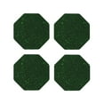 thumbnail image 1 of Kdxio Emerald Green Sparkling Funny Coasters,4 Pcs Leather Coasters,Housewarming Gifts,Protect Furniture from Water Marks Scratch and Damage, 1 of 6