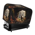 thumbnail image 1 of Kdxio Enchanted Deer In Cave Print Toaster Cover Bread Machine Cover Fits for Most Standard 2 Slice Toasters,Keep Toaster Free From Dust And Fingerprint Oven Dustproof Cover, 1 of 7