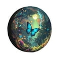 Kdxio Enchanted Forest Butterfly A for Tire Cover Wheel Protectors Tyre