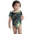 thumbnail image 1 of Kdxio Enchanted Forest Skull Path Pattern Unisex Baby Cotton Short Sleeve Bodysuits-12 Months, 1 of 5