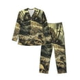 thumbnail image 1 of Kdxio Epic Dragon Skull Scene Men’s Pajama Set Pajamas For Men 2 Piece PJ Set with Men Pajama Pants and Long Sleeve T-Shirt Lounge Set-X-Large, 1 of 7