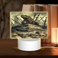 thumbnail image 1 of Kdxio Epic Dragon Skull Scene Rectangular Acrylic Night Light Acrylic Sleep Night Light Friend Gifts for Birthday Gifts for Women Teens Boys Girls, 1 of 9