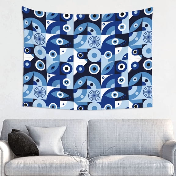Kdxio Evil Eye Wall Hanging Tapestries Banner For Bedroom College Dorm Home Living Room Party Decor 29X37 In