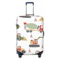 thumbnail image 1 of Kdxio Excavator Pattern Luggage Cover for Travel,Elastic and Durable,Fits 18-32 Inch,Anti-Scratch Suitcase Protector, 1 of 9