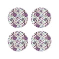 thumbnail image 1 of Kdxio Fairy Flower Funny Coasters,4 Pcs Leather Coasters,Housewarming Gifts,Protect Furniture from Water Marks Scratch and Damage, 1 of 8