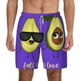 thumbnail image 1 of Kdxio Fall In Love Print Men'S Swim Trunks With Compression Liner 7 Inch Inseam Quick Dry Swim Shorts, 1 of 7