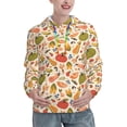 thumbnail image 1 of Kdxio Fall Pumpkin Print Womens Oversized Hoodies Sweatshirts Hooded Pullover Tops Sweaters Casual-Medium, 1 of 7