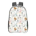 thumbnail image 1 of Kdxio Fall Rabbit Clear Backpack, Transparent Bookbag for School for Women Men, Capacity Clear Bag for College, Travel, 1 of 7