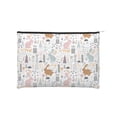 thumbnail image 1 of Kdxio Fall Rabbit Makeup Bag Toiletry Bag Canvas Makeup Bags Zipper Cosmetic Pouch Travel Cosmetic Pouch for Women Gifts, 1 of 7