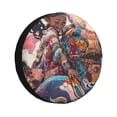 thumbnail image 1 of Kdxio Fantasy Colorful Beast for Tire Cover Wheel Protectors Tyre Covers Weatherproof Wheel Covers Universal Fit for Trailer Rv SUV Truck Camper Travel Trailers 15 inch, 1 of 5
