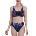thumbnail image 1 of Kdxio Fantasy Dragon In Cathedral for Womens High Waisted Bikini Top Sports Style Two Piece Bathing Suits, 1 of 1