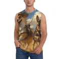 thumbnail image 1 of Kdxio Farm Corgi German Shepherd for Men's Muscle T-shirt,Sleeveless for Workout Running Athletic Gym Lounge Casual, 1 of 1